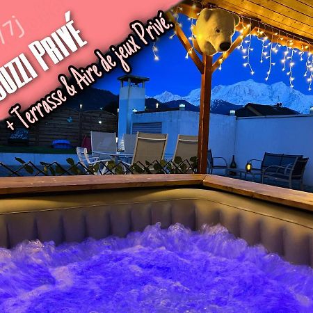 Rooftop 1 - Jacuzzi privé au pied du Monte-blanco Sallanches Exterior foto